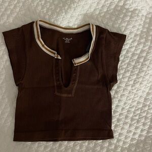 urban outfitters out from under brown top